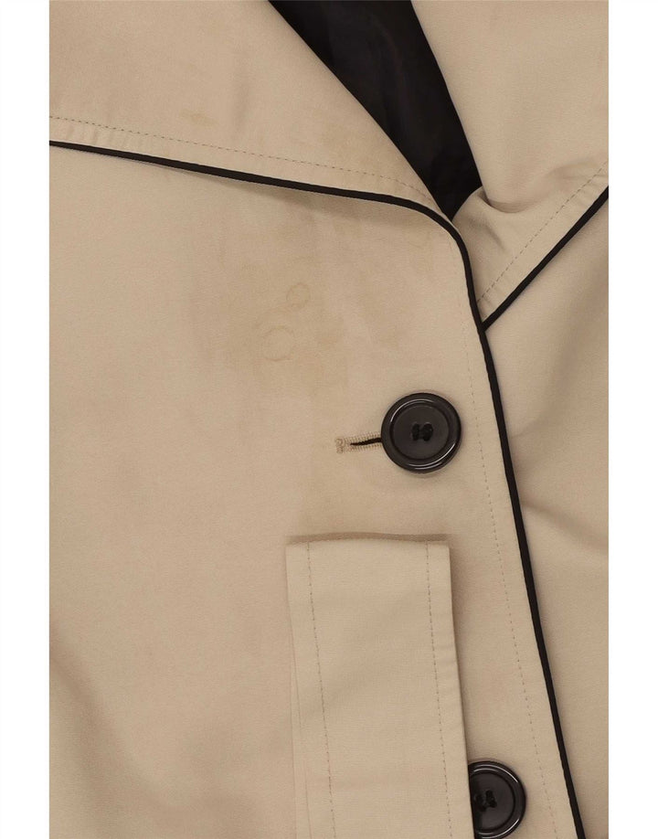 Marks & Spencer Gabardina para mujer UK 20 2XL Beige Poliéster