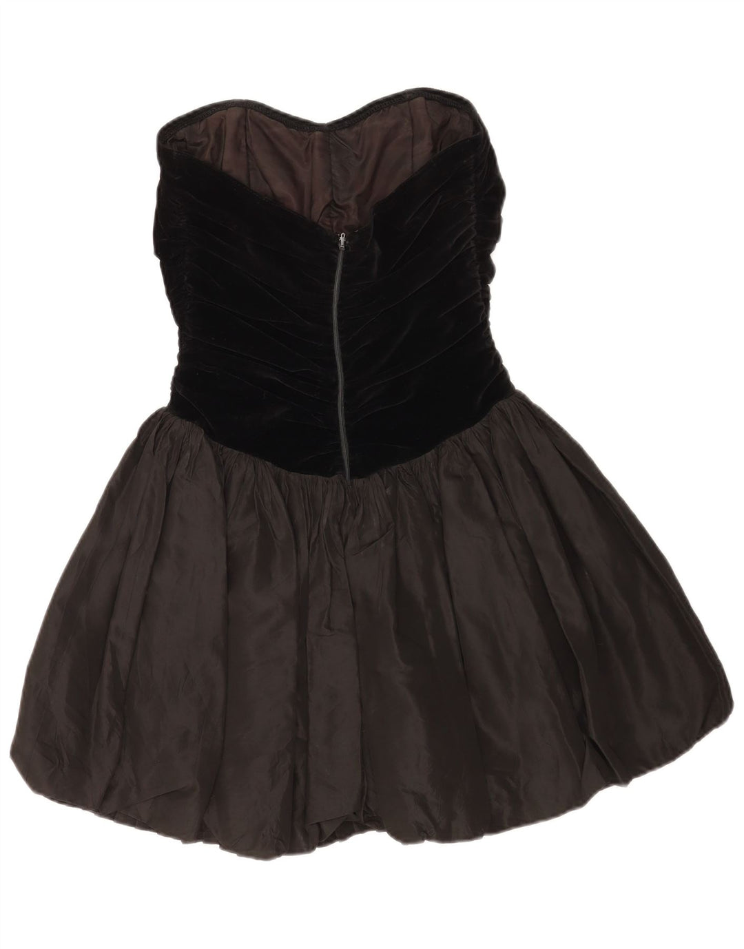 Vestido sin tirantes Aria para mujer UK 40 Small Black Colorblock