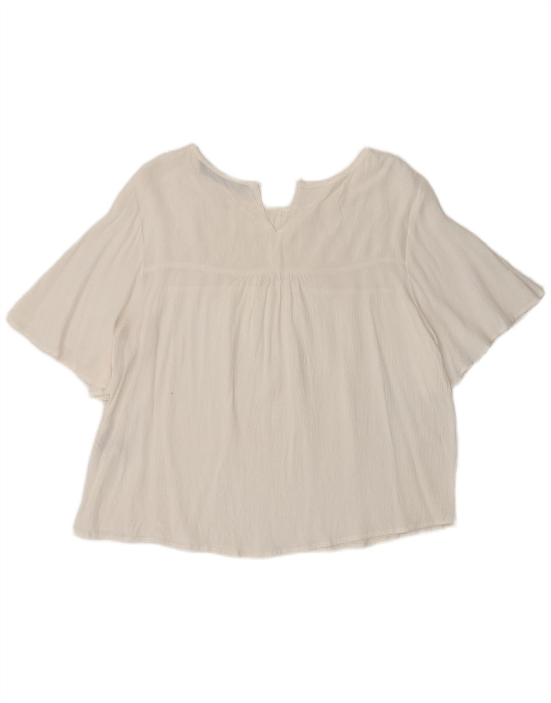 Zara Blusa para mujer UK 46 Large White Viscosa