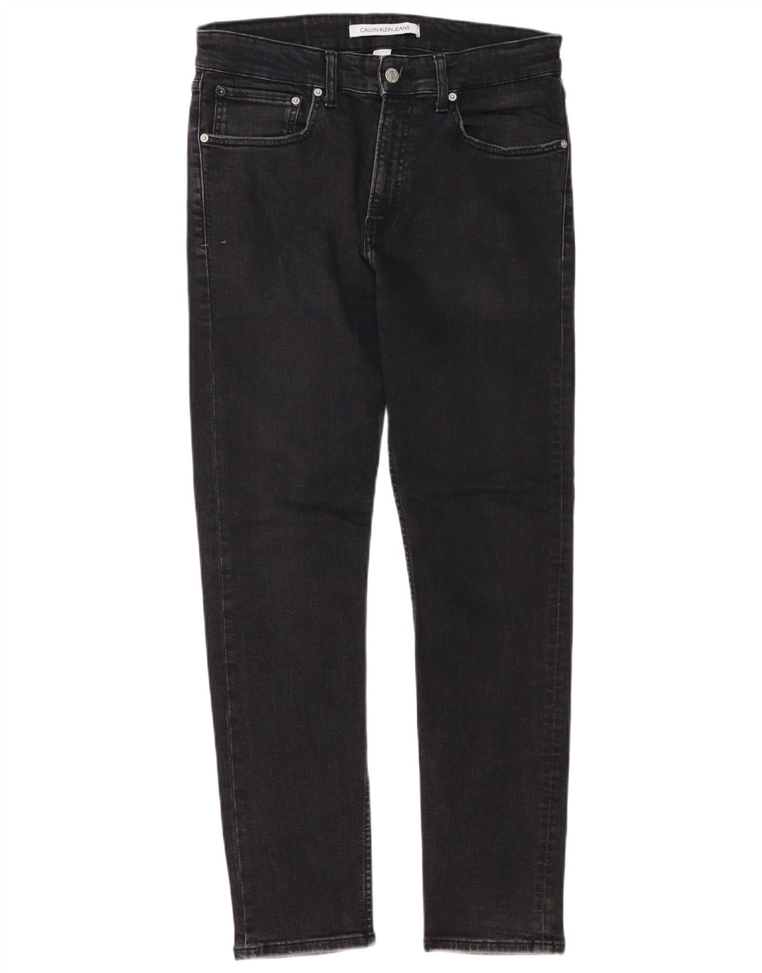 Calvin Klein Jeans ajustados para hombre W32 L30 Algodón negro