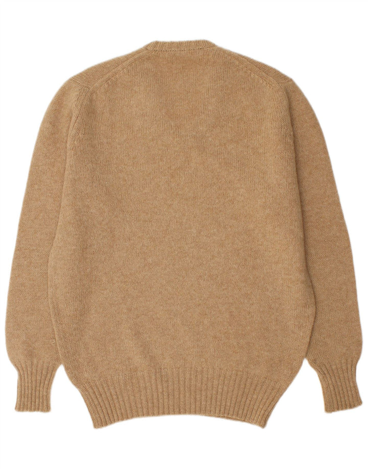 Valstar - Jersey con cuello en V para hombre, talla grande, color beige