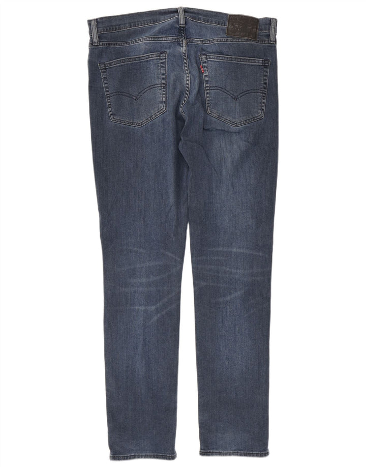 Levi's Hombre 511 Slim Jeans W36 L32 Algodón Azul Marino