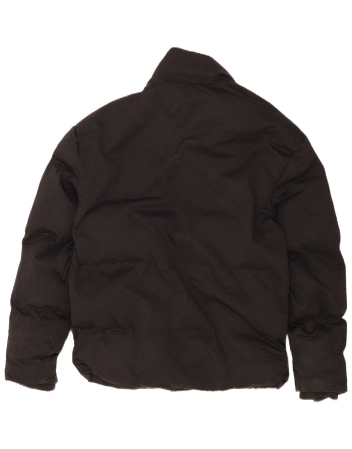 Zara Mens Chaqueta Acolchada UK 36 Small Negro