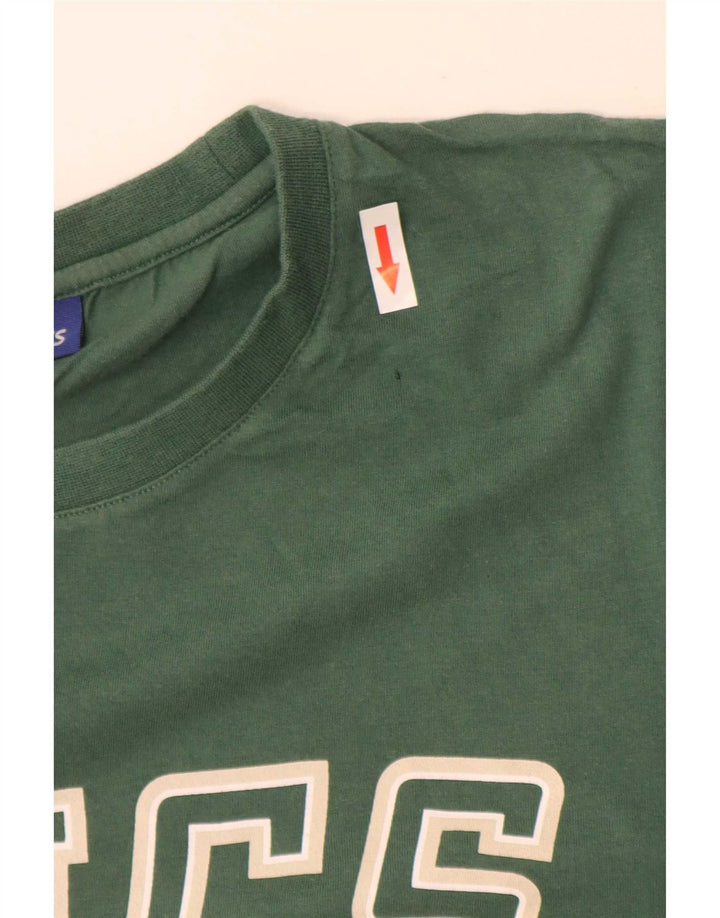 Asics - Camiseta gráfica para hombre, talla pequeña, verde