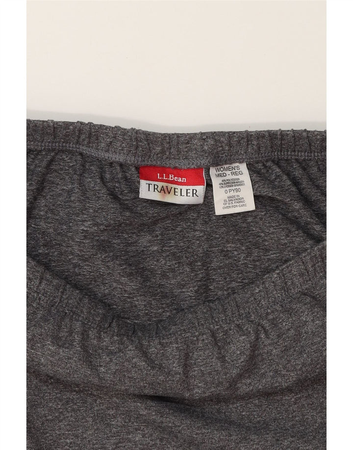 L.L.BEAN Womens Midi Skirt W26 Small Grey Polyester Vintage L.L.Bean and Second-Hand L.L.Bean from Messina Hembry 