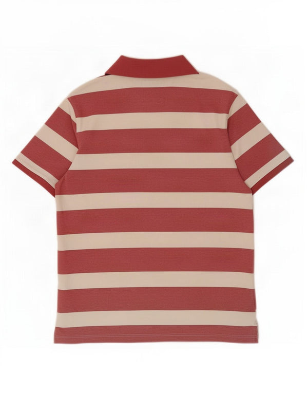 Crew Clothing Polo para hombre 2XL Algodón a rayas rojas