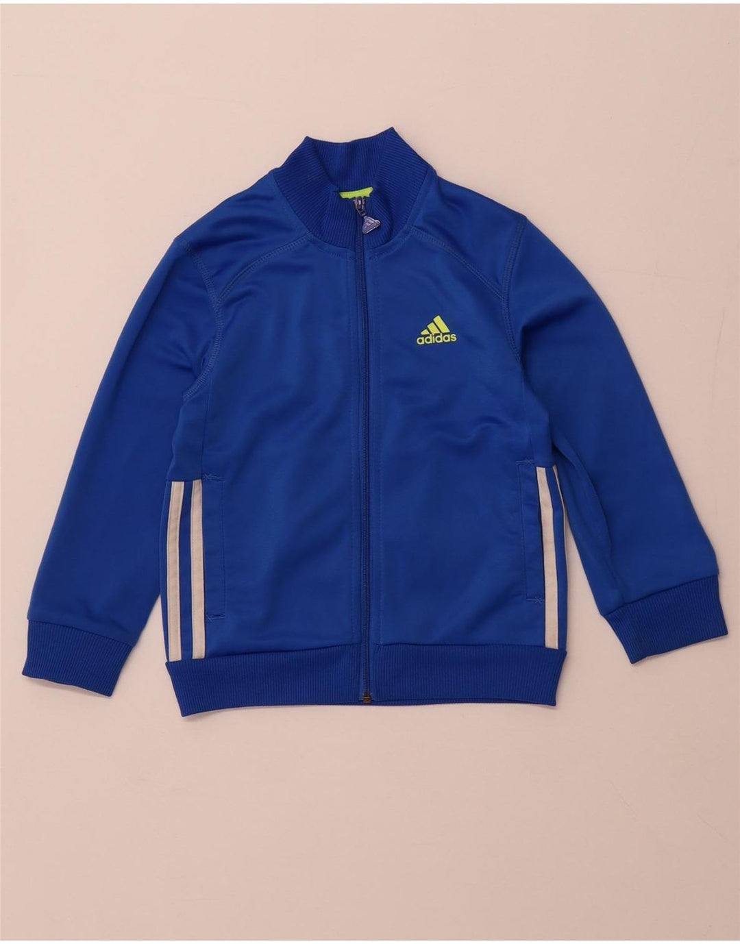 ADIDAS Chaqueta Chándal Niño 5-6 Años Azul Poliéster