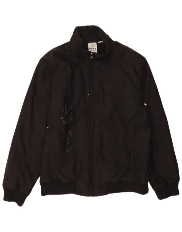ADIDAS Chaqueta bomber gráfica para hombre UK 38 Mediana Poliamida negra