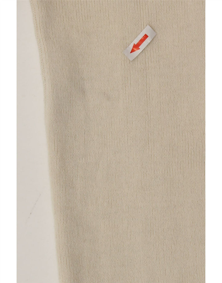 Vintage mujer Cardigan suéter Reino Unido 12 medio apagado blanco
