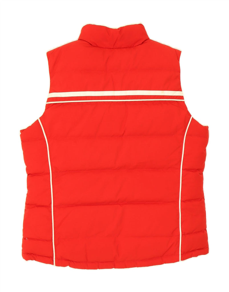 NIKE Womens Reversible Padded Gilet UK 14/16 Large Red Vintage Nike and Second-Hand Nike from Messina Hembry 
