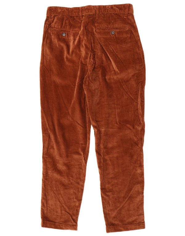 Zara Mens Slim Pana Pantalones EU 40 Medium W31 L28 Marrón Algodón