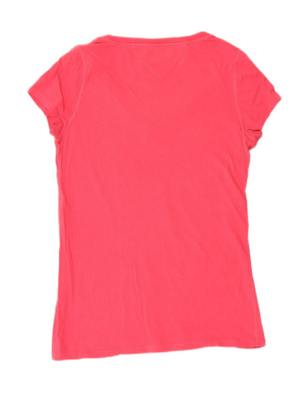 Tommy Hilfiger Camiseta para mujer Top UK 44 Grande Rosa