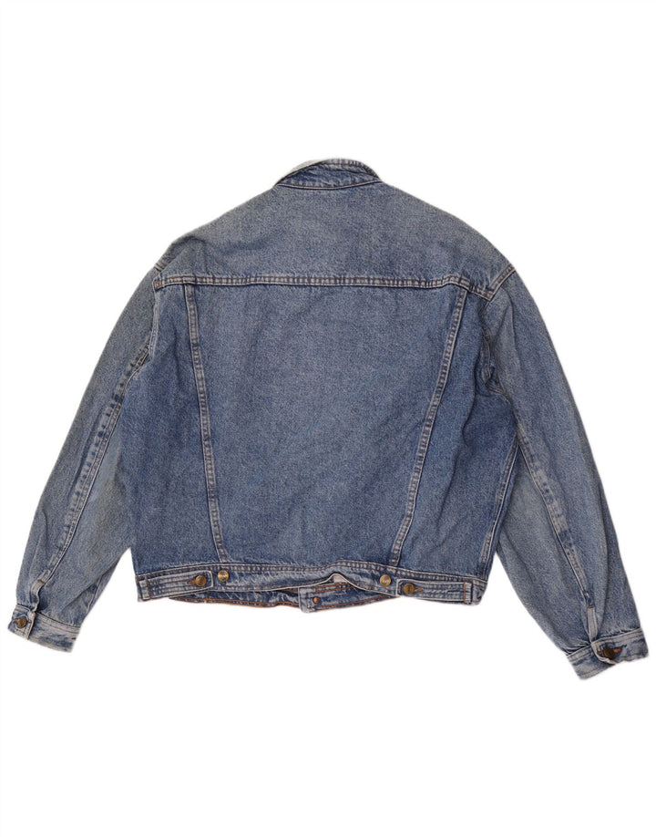 Quarry - Chaqueta vaquera con alas de murciélago para hombre, talla 40, color azul