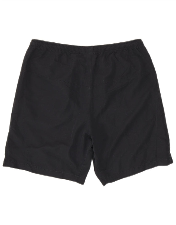 LOTTO Pantalones cortos deportivos para hombre grande negro