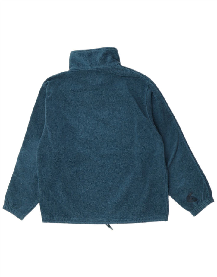 Aesse Jersey de forro polar con cuello y cremallera extragrande para mujer UK 44 Medium Turquesa