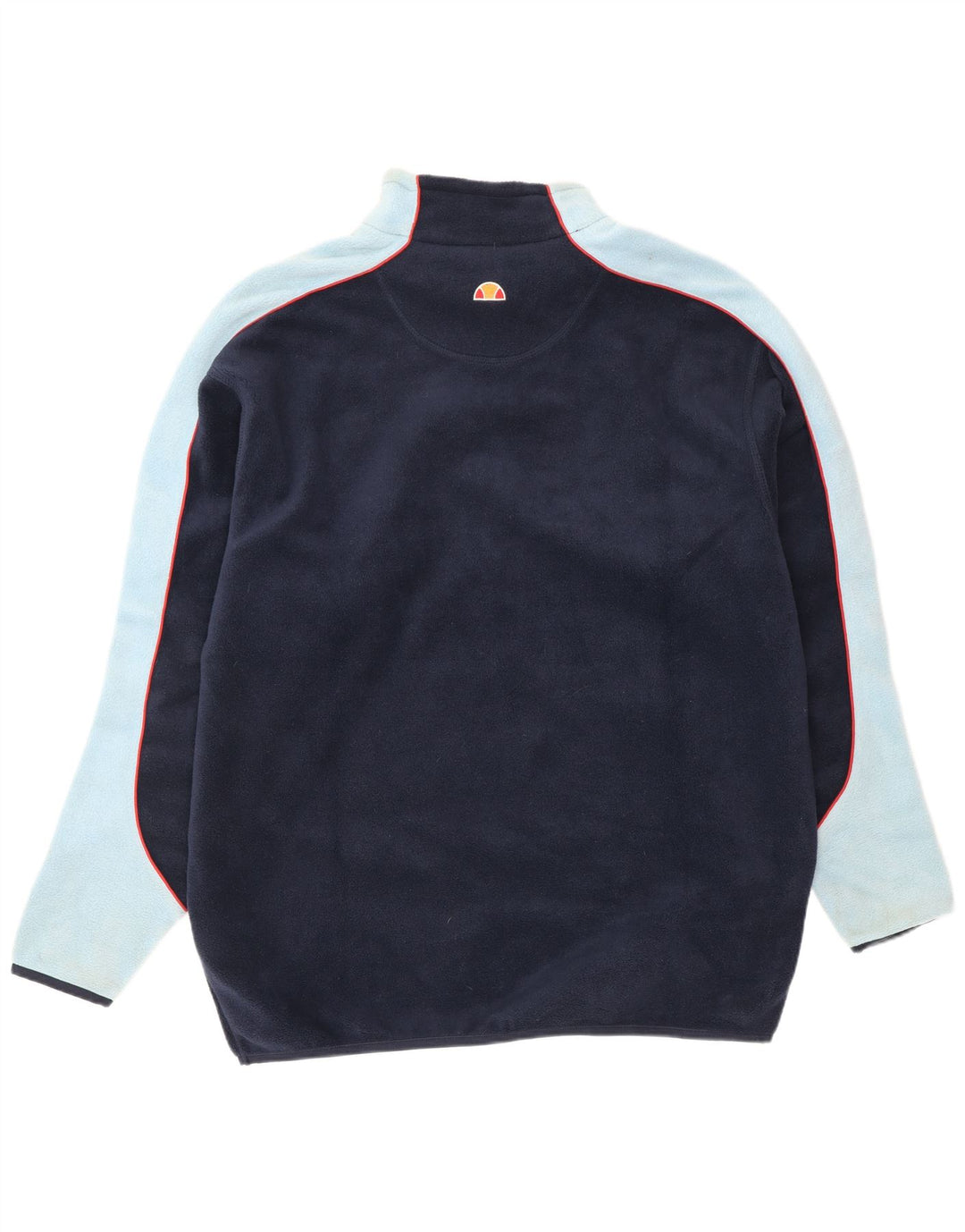 Ellesse Hombre Jersey De Forro Polar Grande Azul Marino Colorblock Poliéster