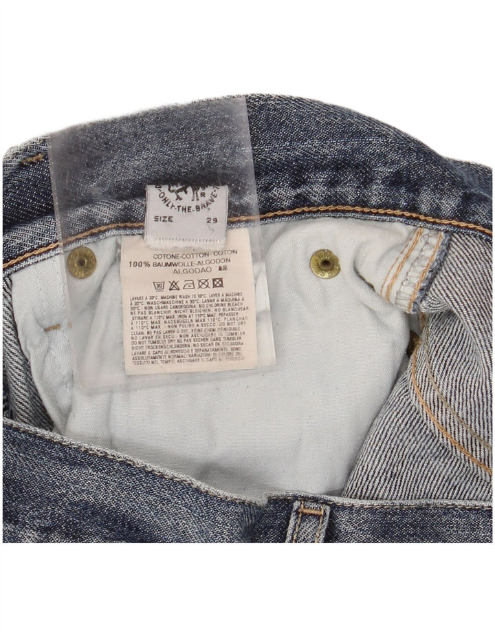 DIESEL Shorts Vaqueros Hombre W29 Small Azul Algodón