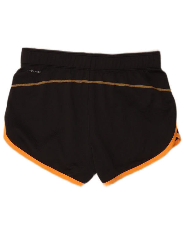 Reebok Pantalones cortos deportivos para mujer UK 12 Poliéster gris medio