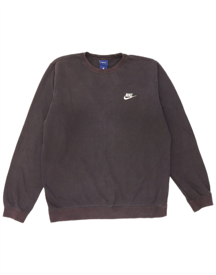 Nike Hombre Sudadera Jumper Medium Negro Algodón