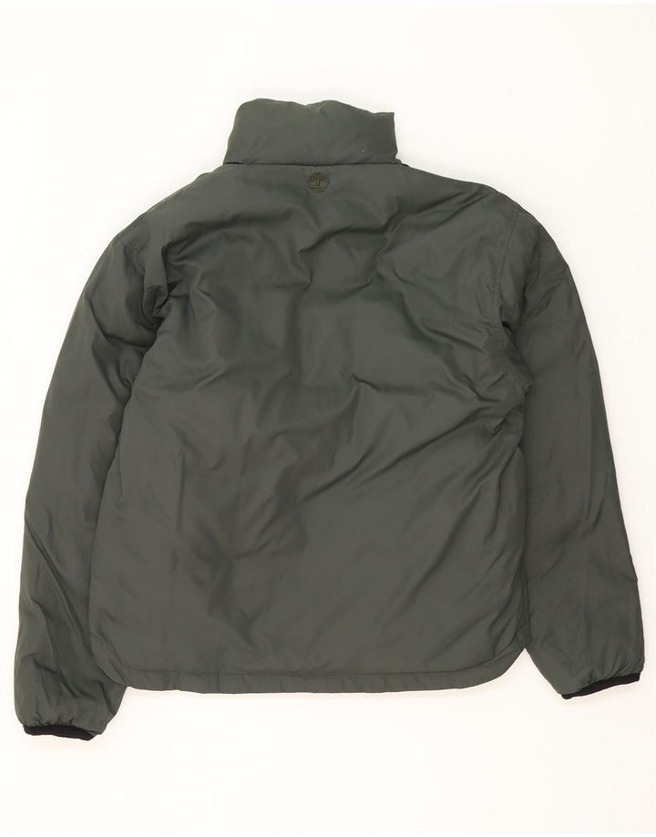 Timberland Chaqueta acolchada reversible para hombre UK 36 Small Black Nylon