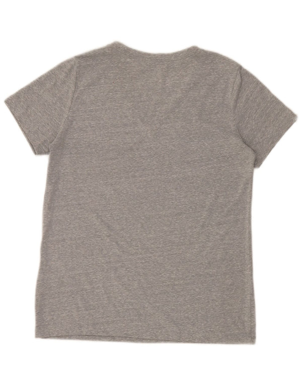 Converse Mujer Classic Fit Camiseta Top UK 10 Small Gris Moteado