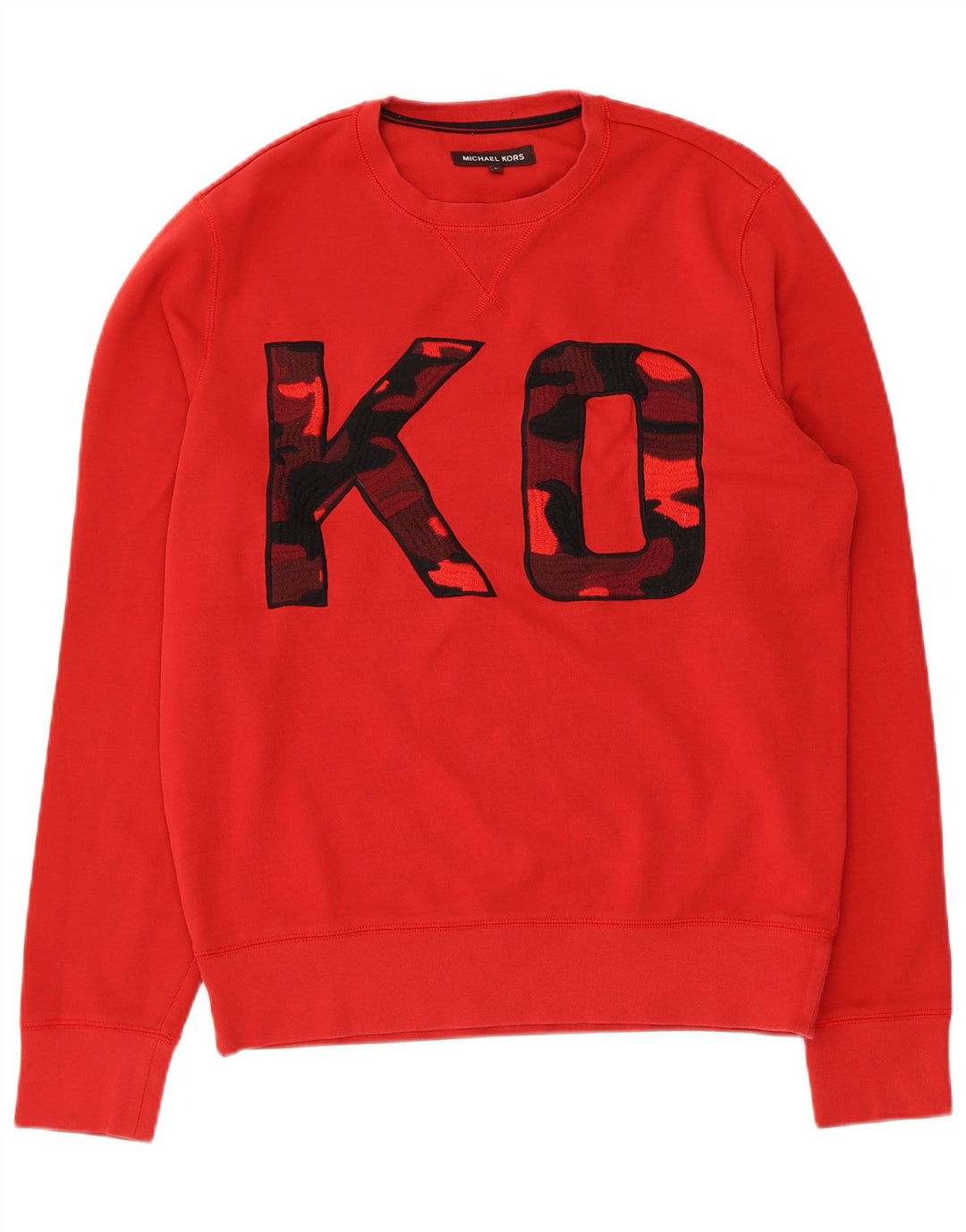 Michael Kors Sudadera gráfica para mujer Jumper Reino Unido 14 Algodón rojo mediano