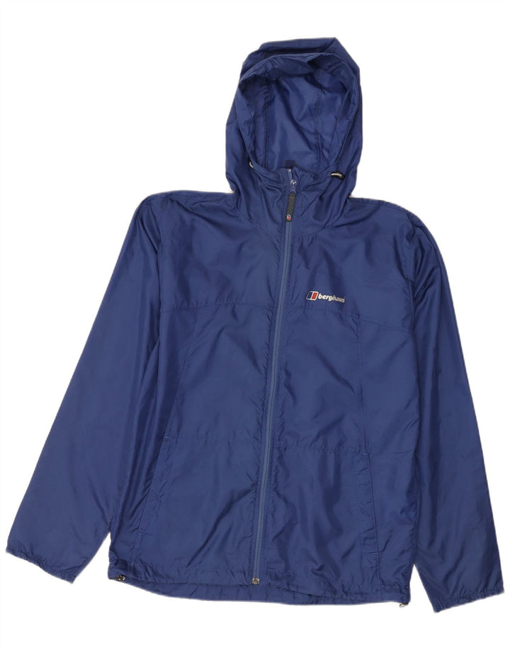 Berghaus Chaqueta impermeable para hombre UK 38 Medium Azul marino Poliamida