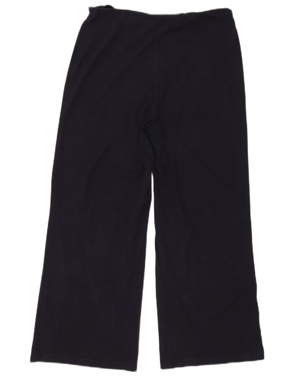 Marks & Spencer Pantalones Casuales para Mujer UK 14 Large W34 L28 Azul Marino