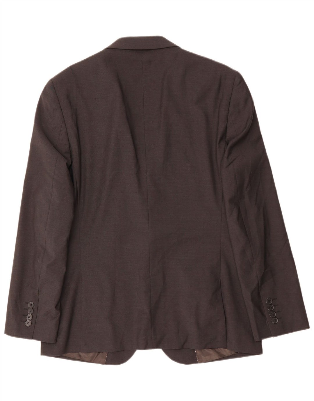 Dkny Chaqueta tipo blazer entallada con 2 botones para hombre UK 40 Large Lana marrón