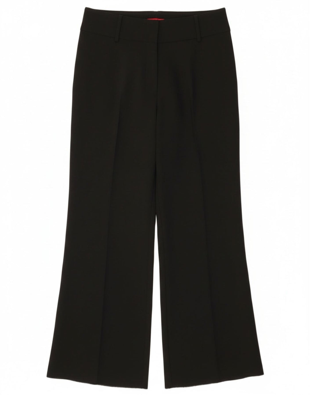 Max & Co. Pantalones de traje con corte de bota para mujer UK 8 Small W30 L31 Poliéster negro
