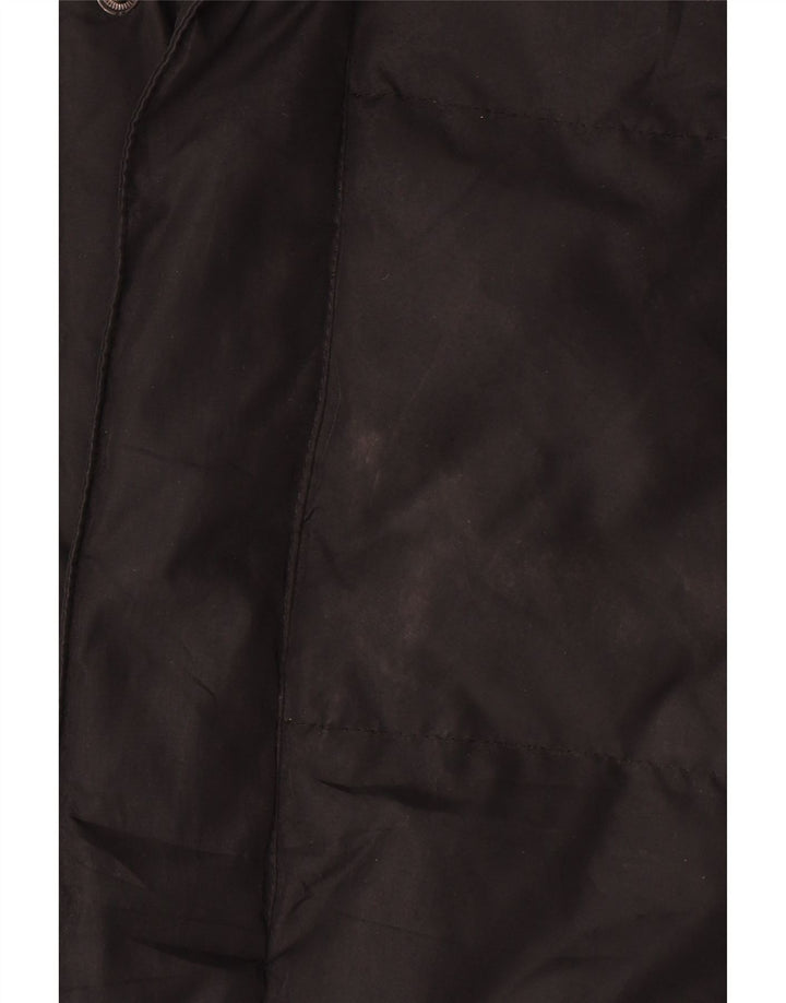 Champion Abrigo acolchado con capucha para hombre UK 42 XL Poliéster negro
