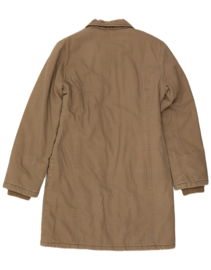 Abrigo cortavientos para mujer Lois UK 10 Small Beige Cotton