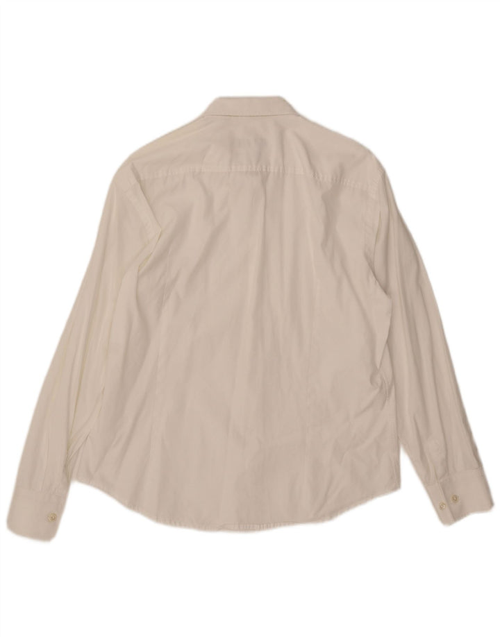Camisa Hugo Boss Hombre Slim Fit Grande Blanco