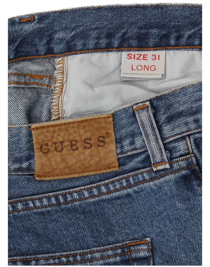 Guess Vaqueros Rectos Hombre W31 L31 Algodón Azul