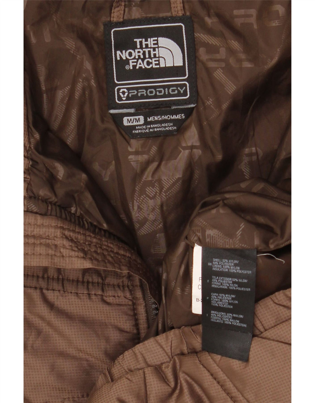 THE NORTH FACE Chaqueta cortavientos para hombre UK 38 Medium Brown Nylon