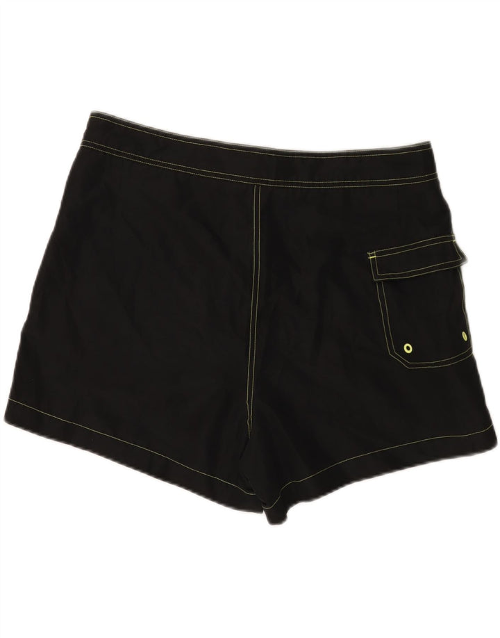 CALVIN KLEIN Bañador con estampado gráfico para hombre, talla grande, negro