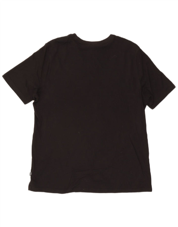 Puma - Camiseta gráfica para hombre, talla grande, color negro