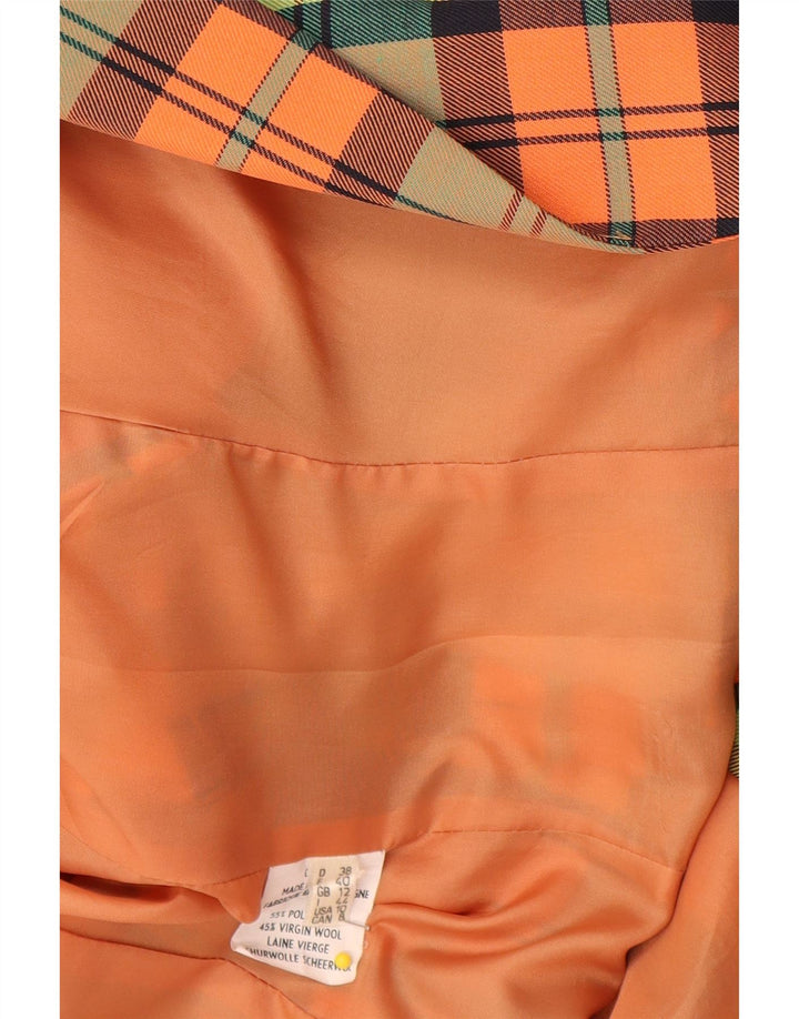 HMC Chaqueta tipo blazer con doble botonadura para mujer UK 12 Medium Multicolor Check