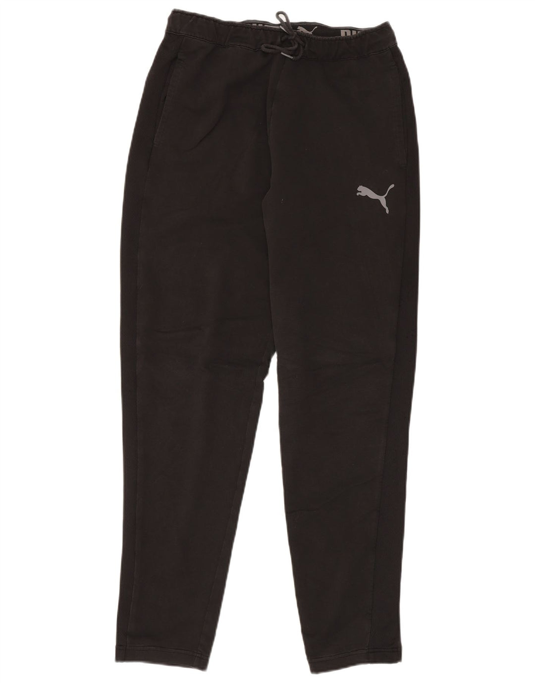 Pantalones de chándal PUMA para hombre, algodón negro mediano