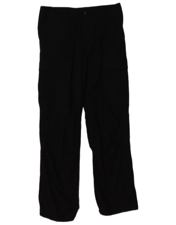 Dolce & Gabbana Pantalones cargo rectos y holgados para hombre W30 L32 Algodón negro