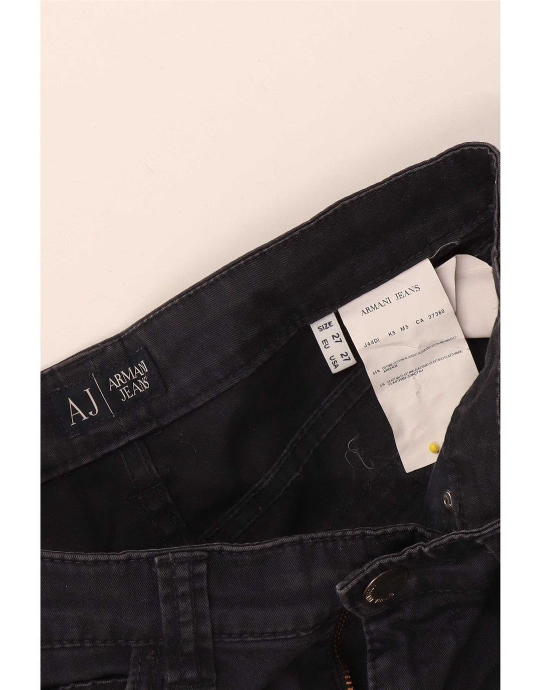 Jeans Armani Mujer Slim W27 L30 Azul Marino Algodón