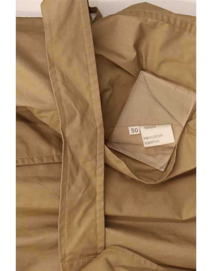 Gabardina vintage para hombre IT 50 Poliéster beige grande