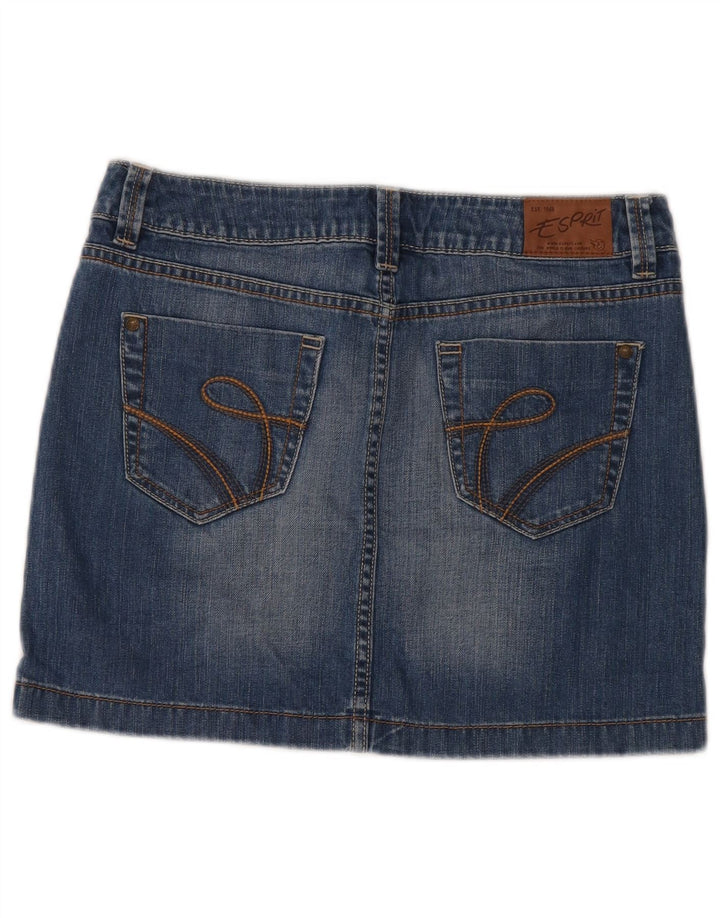 Falda vaquera Esprit para mujer UK 12 Medium W32 Algodón azul
