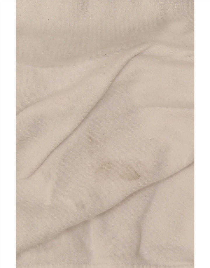 Superdry Jersey con capucha y estampado gráfico para hombre, talla pequeña, de algodón blanco