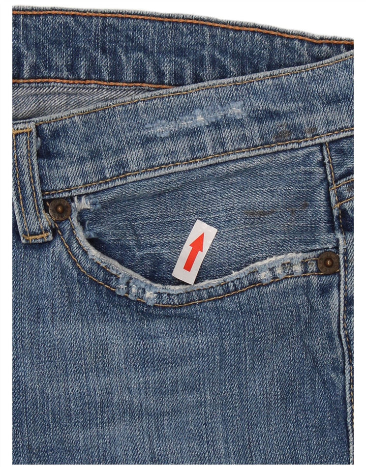 J. CREW Vaqueros rectos para mujer US 10 Grande W34 L29 Azul