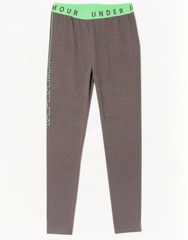 Under Armour Leggings gráficos para mujer UK 4 XS Gris Colorblock