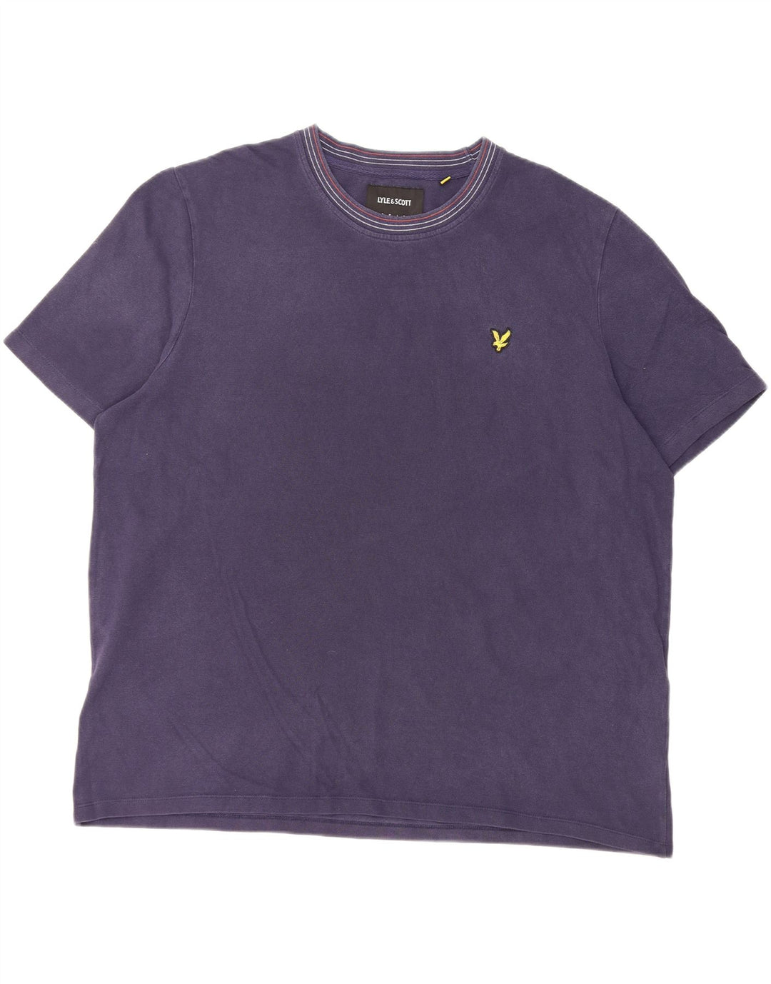 Lyle & Scott Camiseta para hombre Top 2XL Azul marino Algodón