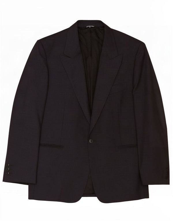 Giorgio Zanella Chaqueta tipo blazer de 1 botón para hombre IT 48 Lana gris medio