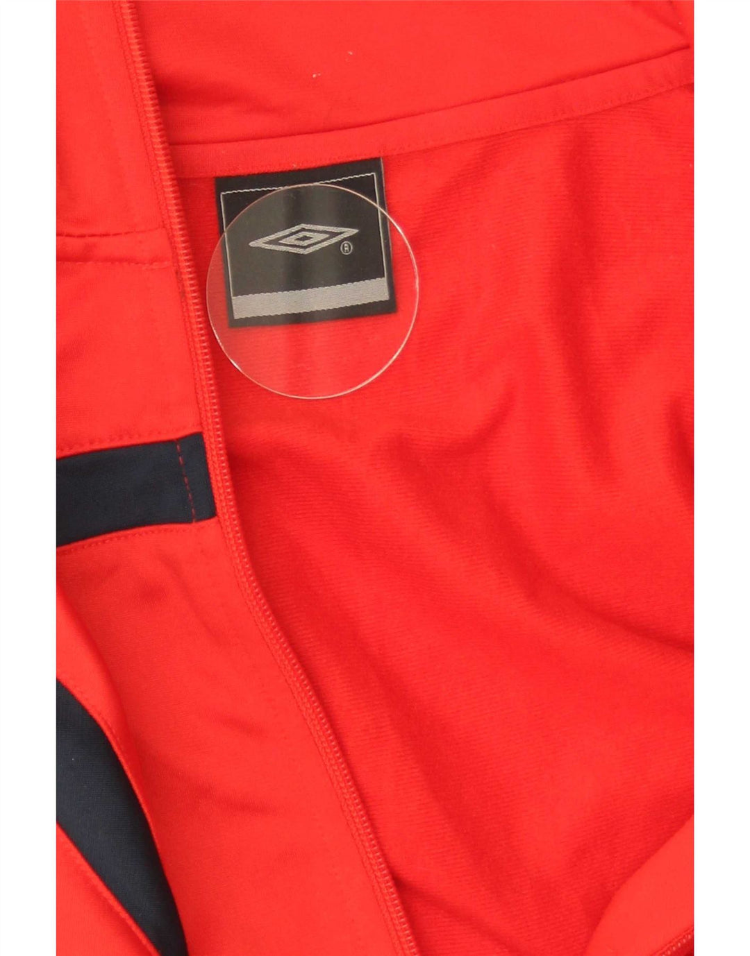 Umbro Hombre Chándal Top Chaqueta XL Rojo Colorblock Poliéster