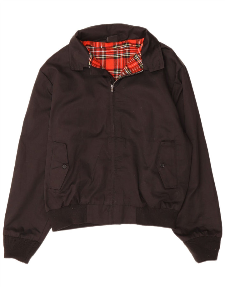 BRANDIT Chaqueta bomber para hombre UK 40 Large Poliéster negro